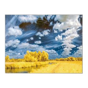 Gold Fields Backdrop Tapestry Landscape Bedroom Decorative Wall Tapestry