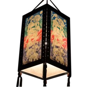 creative Painted Home Decor Hanging lantern Decorative Paper