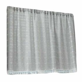 Solid Color Half Window Curtain Dormitory