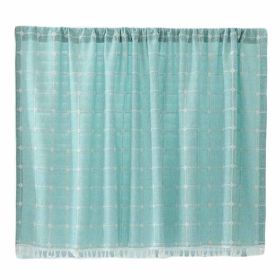 Solid Color Half Window Curtain Dormitory Short Curtain