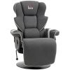 HOMCOM Manual Recliner, Swivel Lounge Armchair