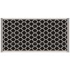 Reversible RV Outdoor Rug Black and Beige Plastic Straw Patio Floor Mat