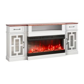 VEVOR 80 in Fireplace TV Stand