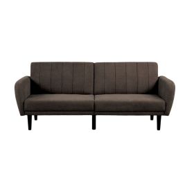 Contemporary Converts to Bed 1pc Futon Sofa