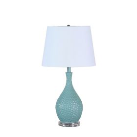 eal Telli Pebble Mid-Century Resin Table Lamp