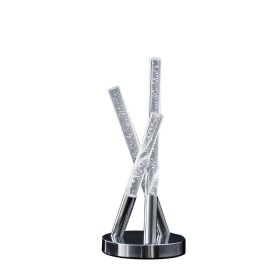 Leg Stix Led Silver Metal Table Lamp