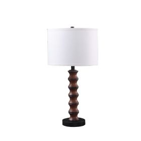 In Coastal Littoral Wood Insp Modern Table Lamp