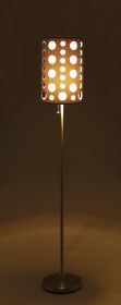 GREY/WHITE RETRO FLOOR LAMP