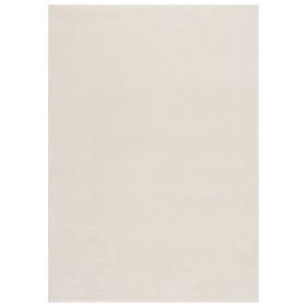 Shaggy Rug Cream White 7'x9' Polyester