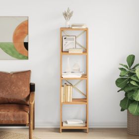 5-Tier Shelf  Solid Wood Oak