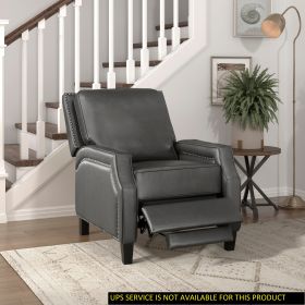 Push Back Reclining Chair Transitional Style