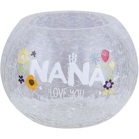 Pavilion Gift Company Nana Love Floral Round Candle