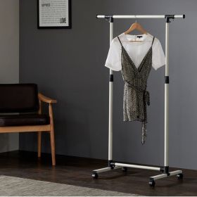 Heavy Duty Clothing Racks with Bottom Shelves and Wheels