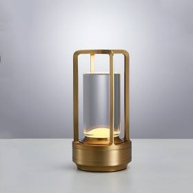 Portable Brass Cordless Lantern,