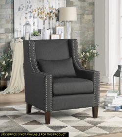 Traditional Accent Chair with Pillow