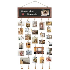 Wooden Hanging Picture Frame Photo Display