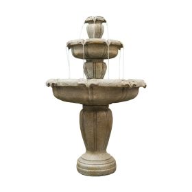 48inches Outdoor Concrete Floor Water Fountain
