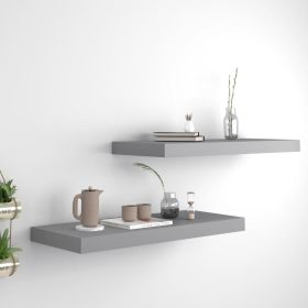 set of 2 stylish wall display Floating Wall Shelves