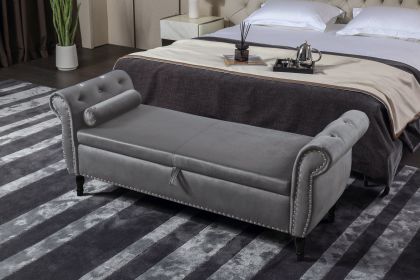 Multifunctional Storage Rectangular Sofa Stool