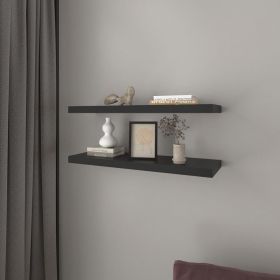 Floating Shelf Dallas, Living Room, Black