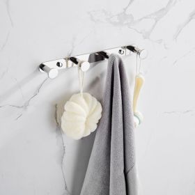 Towel Hook Bright Polishing 304 Stainless Steel Towel Robe Coat Rack Rows