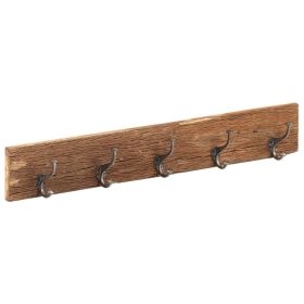 Hall Hanger with 5 Hooks Solid Reclaimed Wood