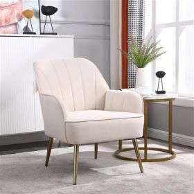Modern Mid Century velvet Sherpa Armchair for Living
