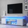 TV Stand for 65 Inch TV LED Gaming Entertainment Center