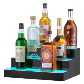 VEVOR LED Lighted Liquor Bottle Display Bar Shelf