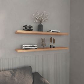 Floating Shelves 1.50" H, with 2 Shelf, Pine