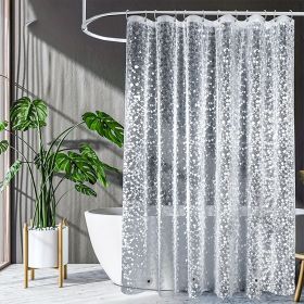 Clear Pebble Shower Curtain Liner