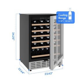Wine Refrigerator Cooler-51 Bottle Capacity