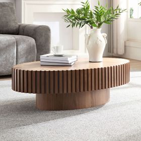 Modern Handcraft Drum Coffee Table
