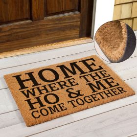 Funny Coir Doormat - Heavy-Duty Non-Slip