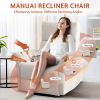 Manual Rocker Recliner Chair for Adults,