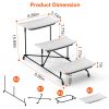 3-Tier Plastic Serving Tray 3-Tier Plastic Serving Tray Dessert Server Display Serving Stand