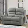 HOMCOM Modern 2 Seater Manual Reclining Sofa Loveseat Couch