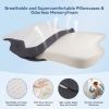 The PU airplane-shaped side sleeping support pillow