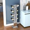 diamond floating silver mirrored wine bottle holder