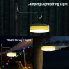 Waterproof Retractable Strip Light Solar Powered LED String Lights