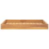 Serving Tray 23.6"x23.6" Solid Wood Teak