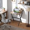 HOMCOM Folding Computer Desk,