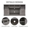 TV Stand storage Cabinet Table Living Room with Adjustable Shelves