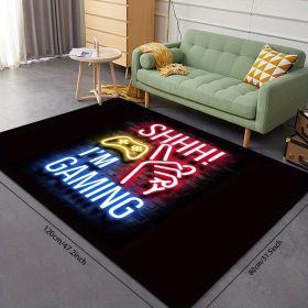 Area Rug; 3D Game Carpet; Non-slip Floor Mat (Style: Game Player - I'm Gamein', size: 31.5"x47.2")