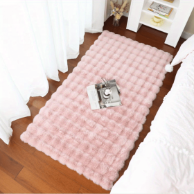 Soft Plush Shaggy Area Rugs. (Color: Lotus Color, size: 35.4*59.1 inch)