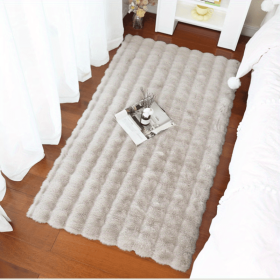 Soft Plush Shaggy Area Rugs. (Color: Coffee Color, size: 23.62*47.24inch)
