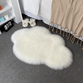 Fluffy Cloud Plush Rug - Soft Faux Fur (Color: White, size: 23.62*35.43inch)