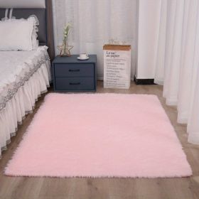 Soft Plush Area Rugs for Bedroom and Living Room, (Color: PINK, size: 47.24*62.99inch)
