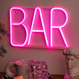 BAR Neon Light, LED (Color: PINK)