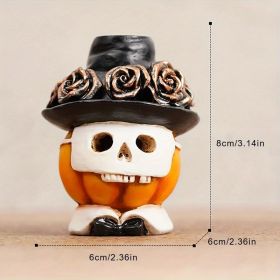 Vintage Style Doll Cone Incense Burner - (Model: Pumpkin Head)